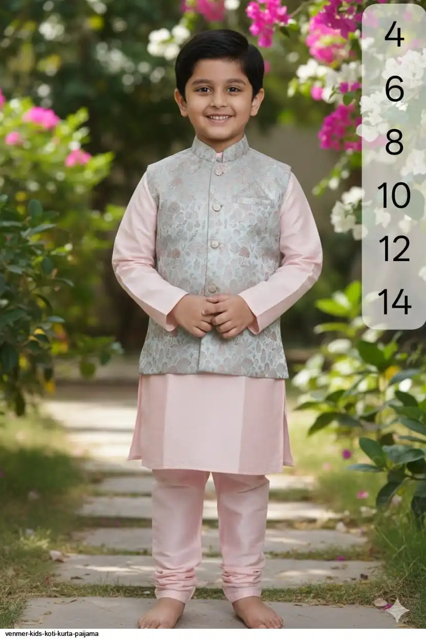 VENMER KIDS KOTI KURTA PAIJAMA P