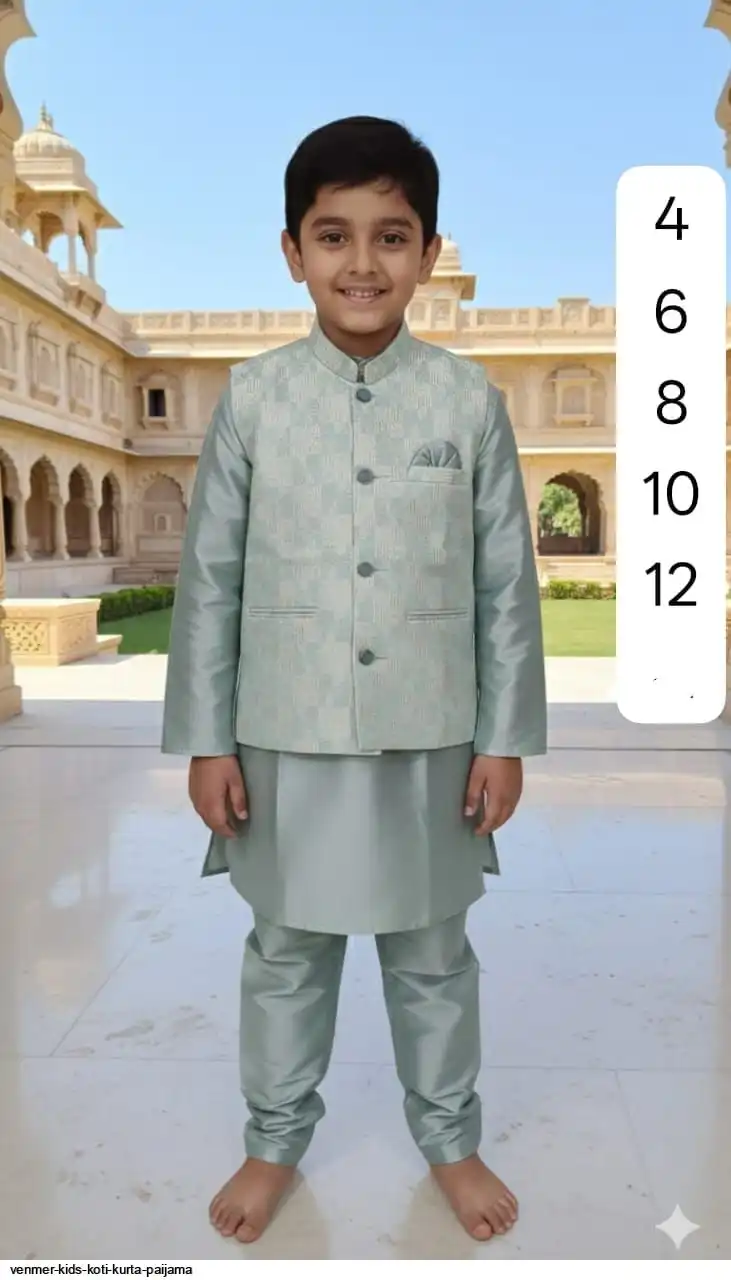 VENMER KIDS KOTI KURTA PAIJAMA S