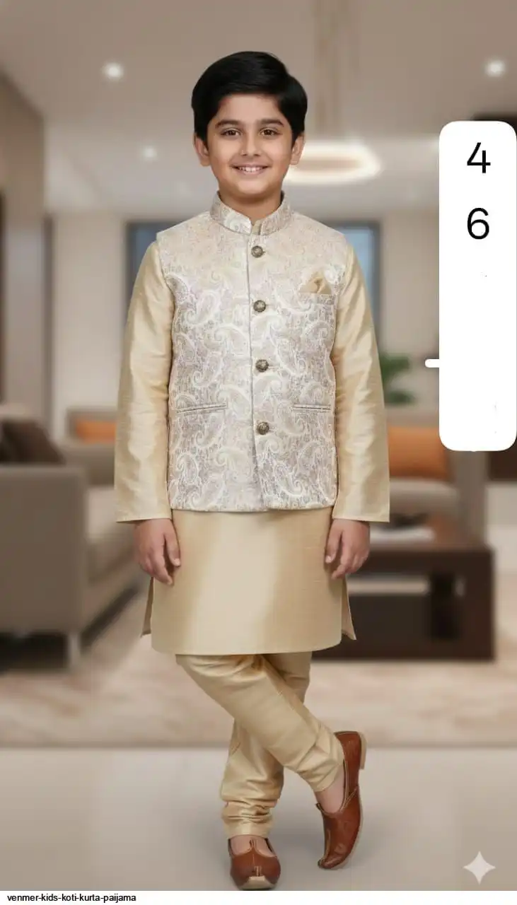 VENMER KIDS KOTI KURTA PAIJAMA T