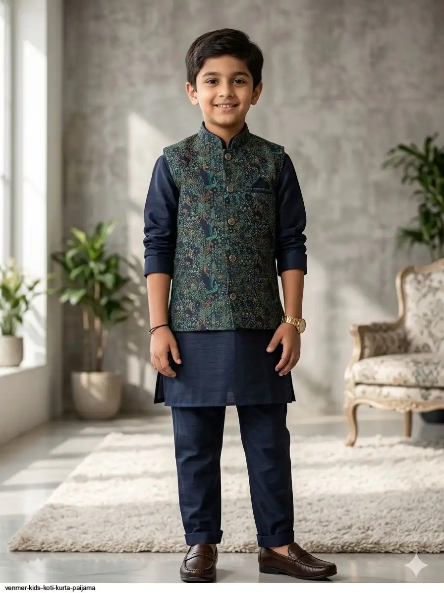 VENMER KIDS KOTI KURTA PAIJAMA X