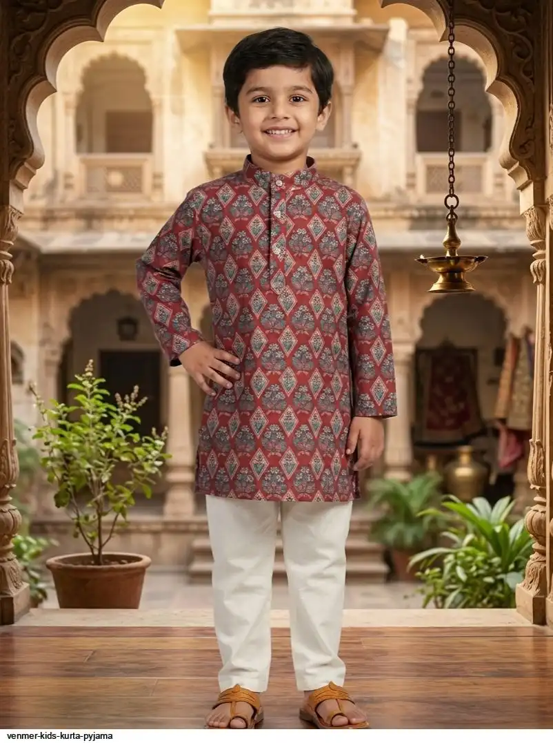 VENMER KIDS KURTA PYJAMA 2