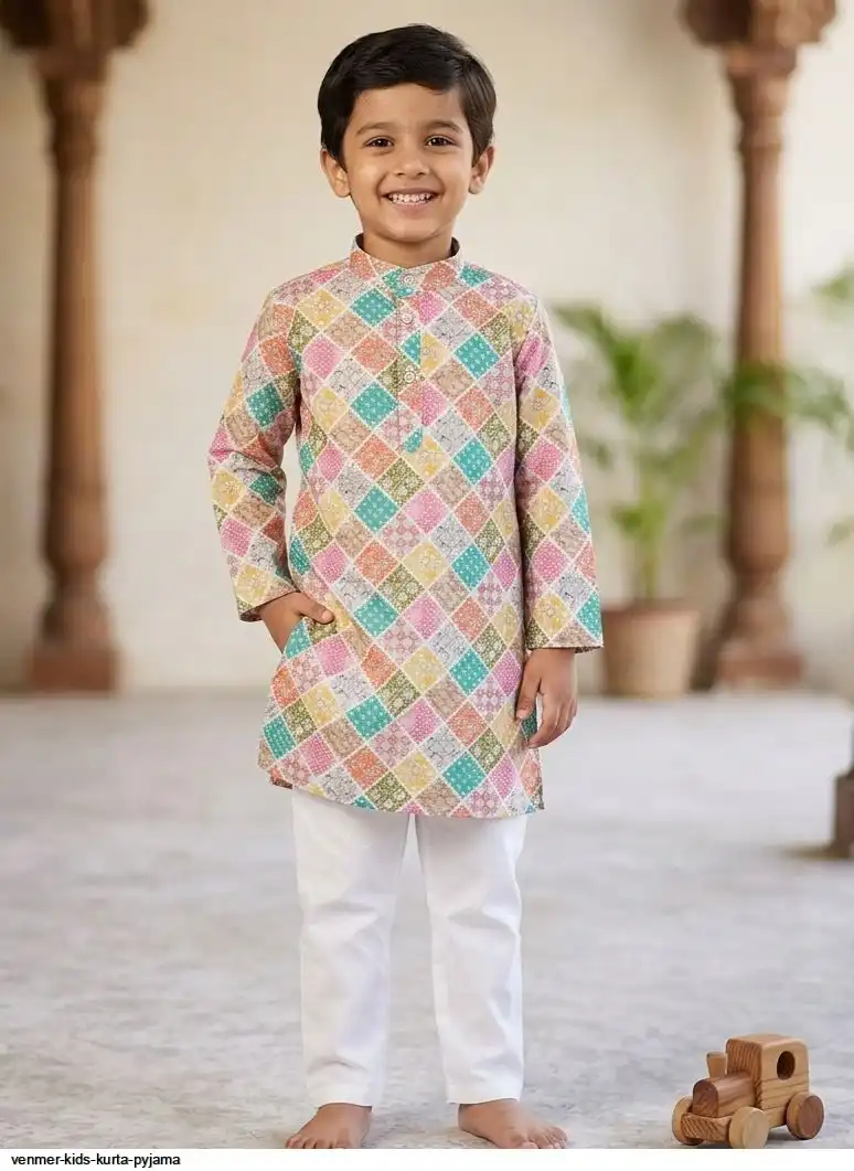 VENMER KIDS KURTA PYJAMA 4