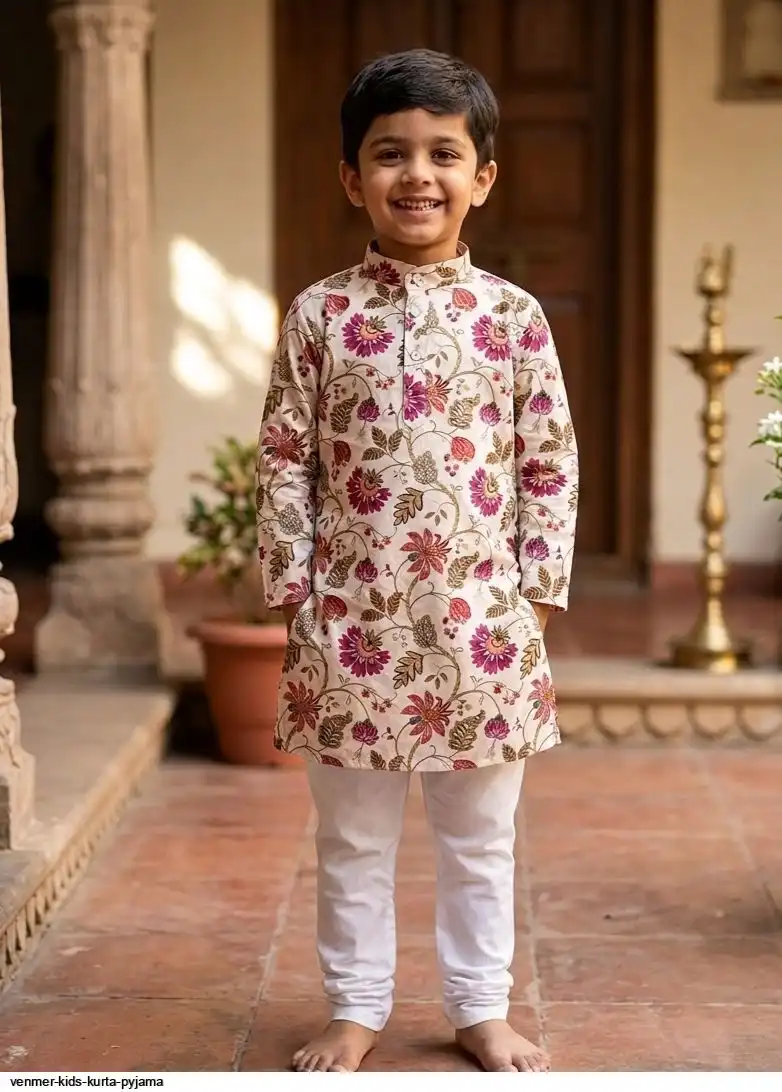 VENMER KIDS KURTA PYJAMA 3