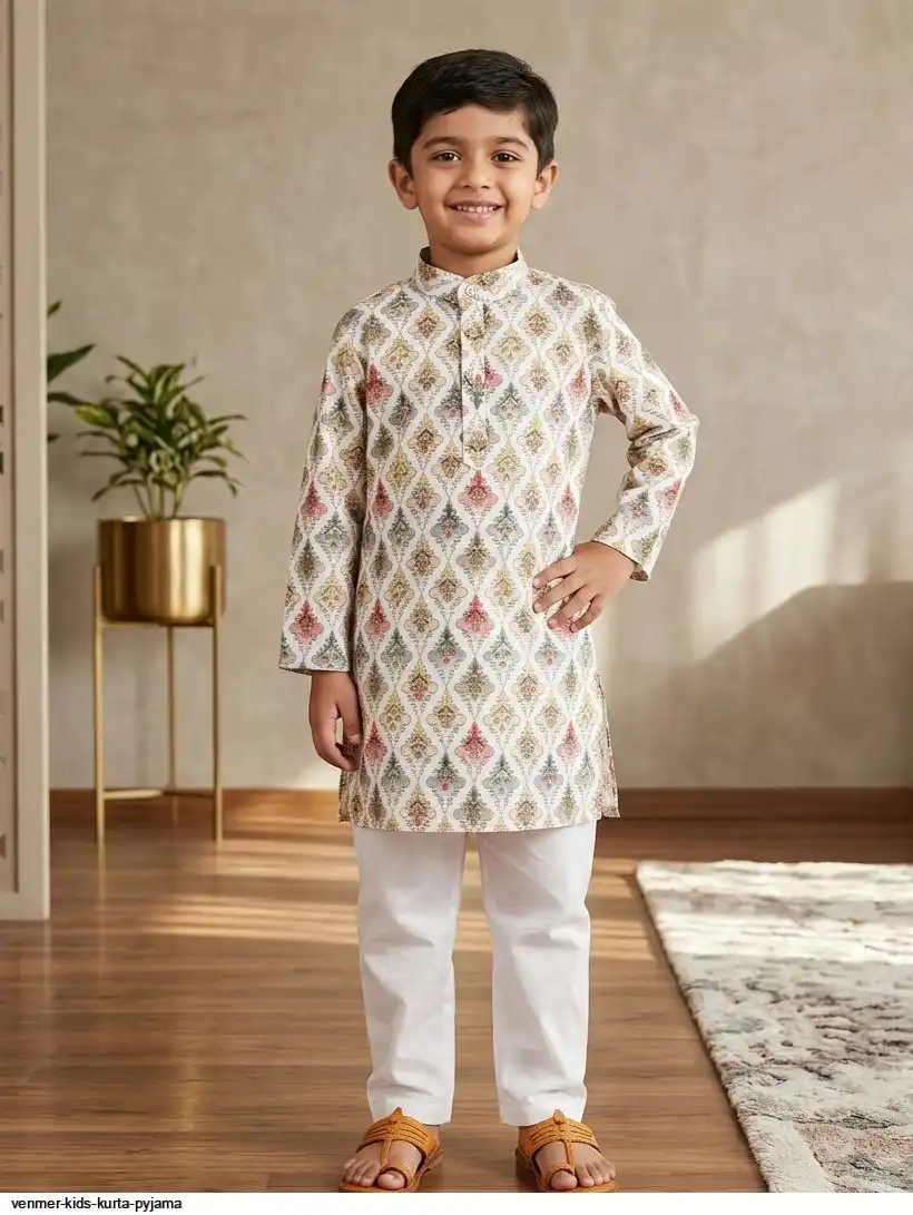 VENMER KIDS KURTA PYJAMA 5