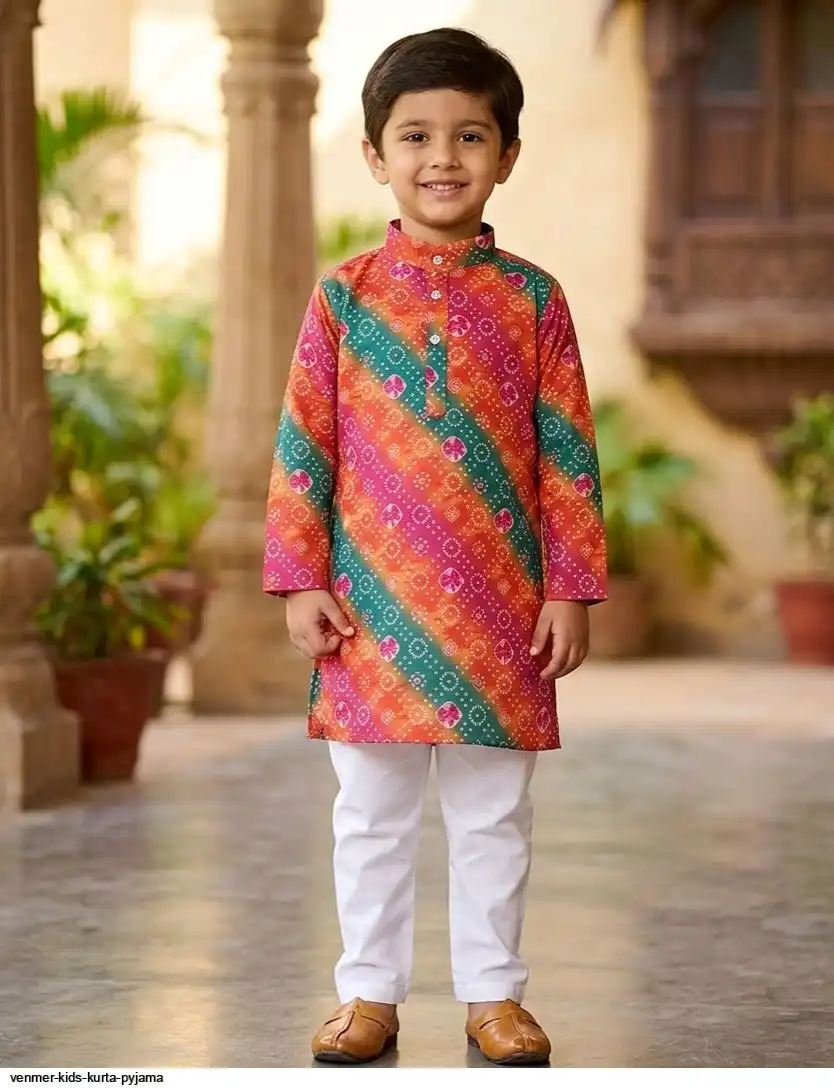 VENMER KIDS KURTA PYJAMA 7
