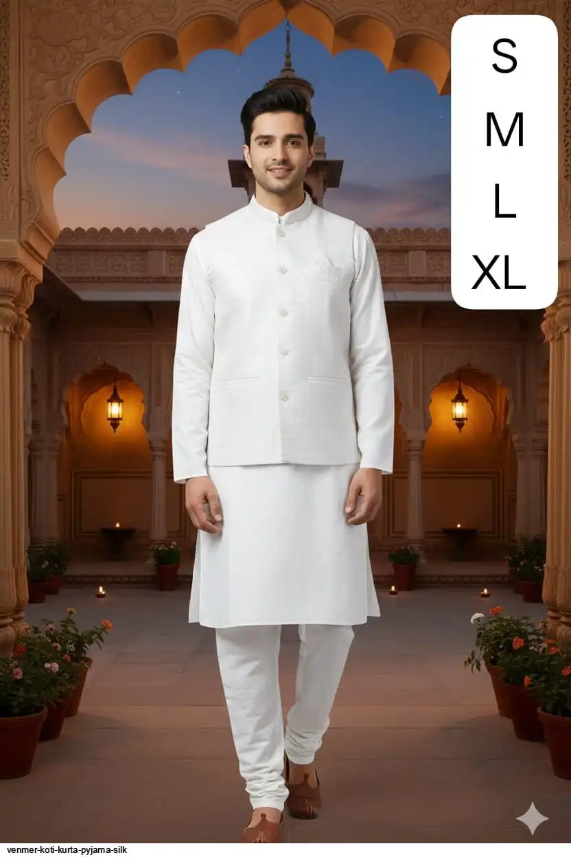 VENMER KOTI KURTA PYJAMA SILK G