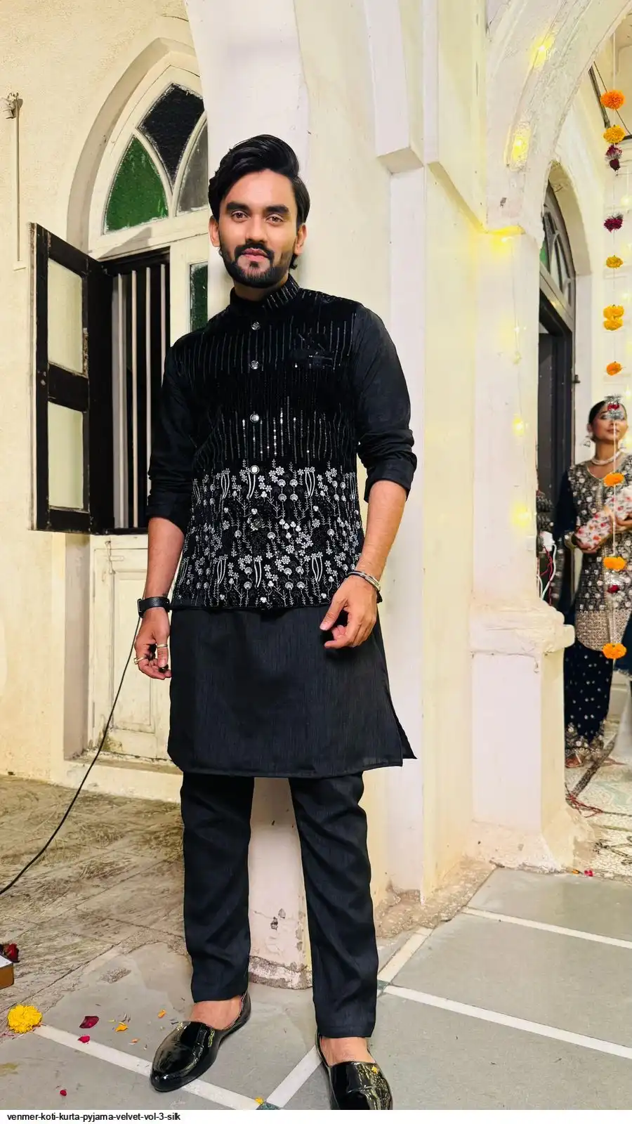 VENMER KOTI KURTA PYJAMA VELVET VOL 3 SILK E
