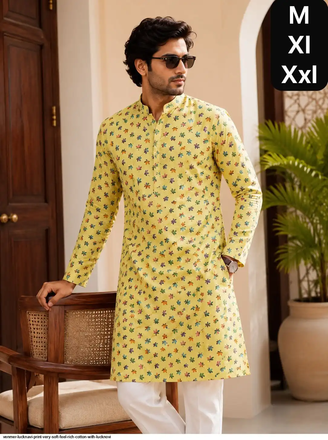 VENMER LUCKNAVI PRINT VERY SOFT FEEL RICH COTTON WITH LUCKNOVI 2