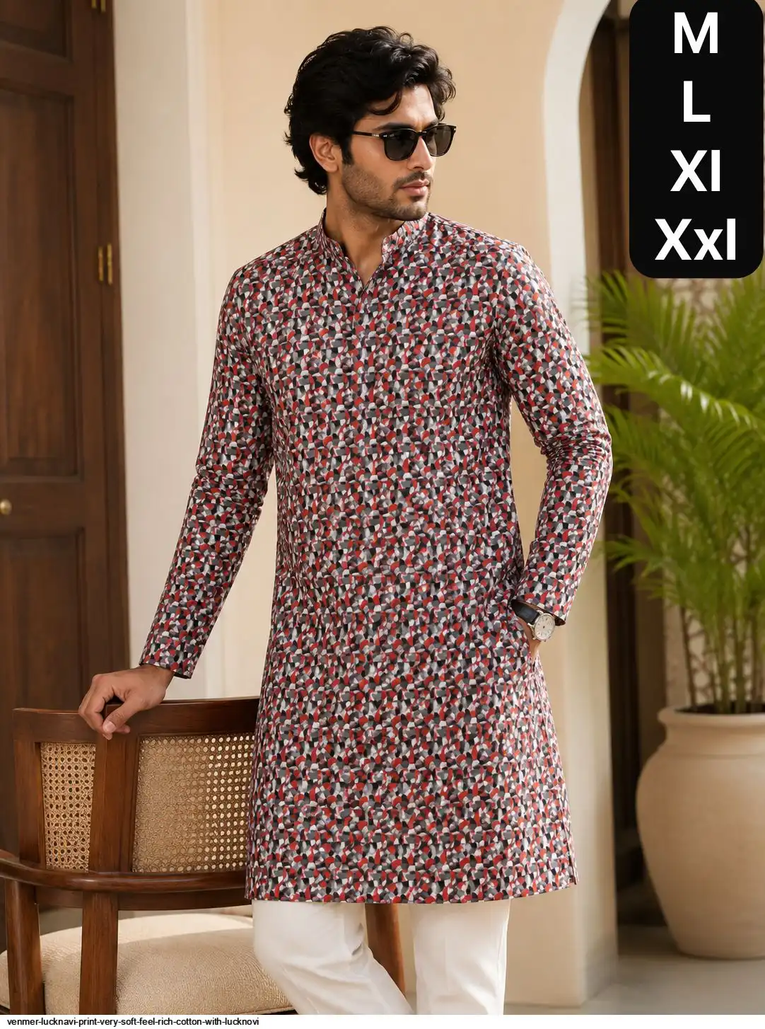 VENMER LUCKNAVI PRINT VERY SOFT FEEL RICH COTTON WITH LUCKNOVI 3