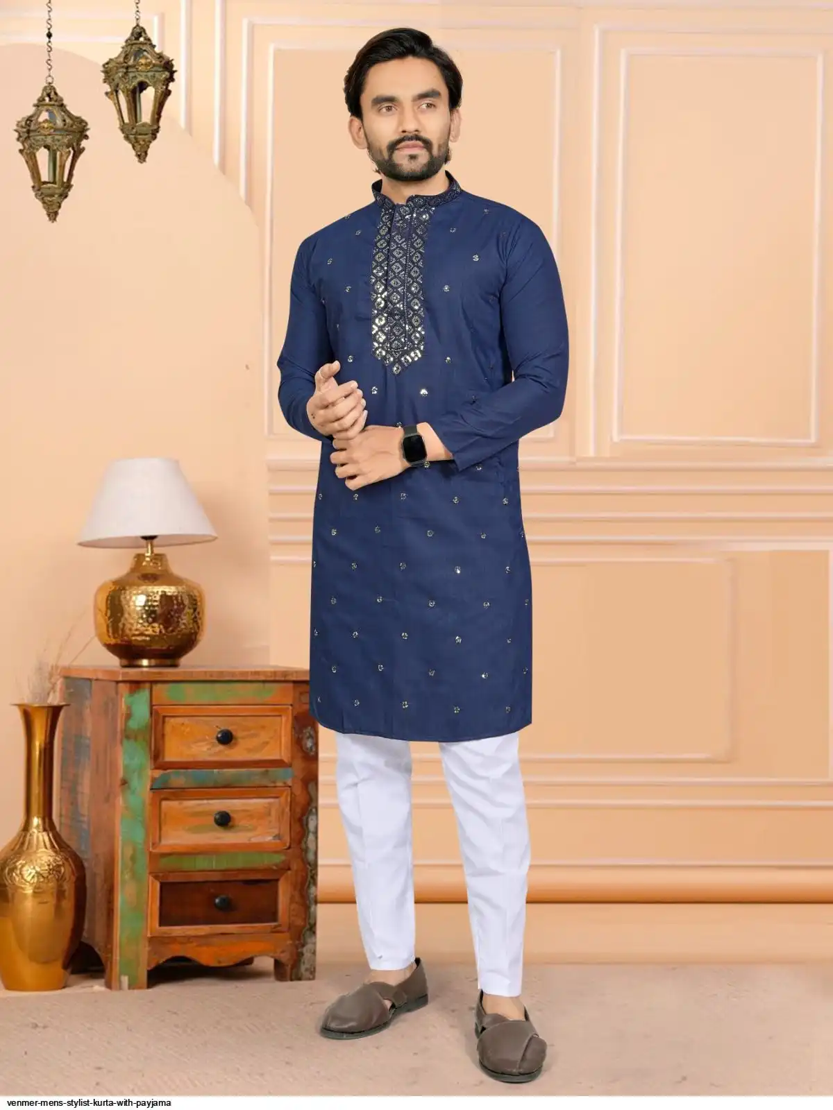 VENMER MENS STYLIST KURTA WITH PAYJAMA B