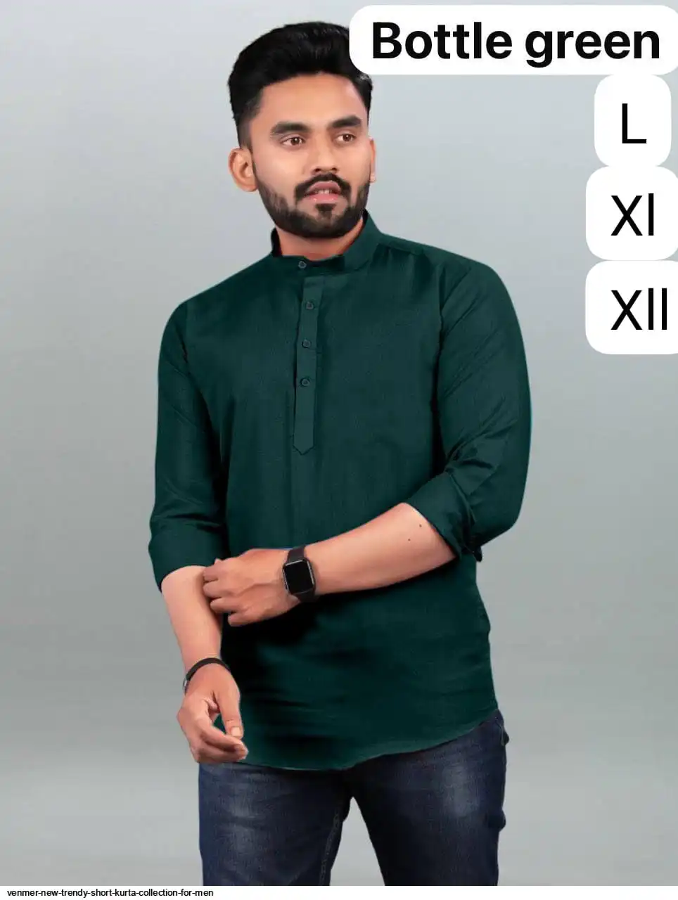 VENMER NEW TRENDY SHORT KURTA COLLECTION FOR MEN D