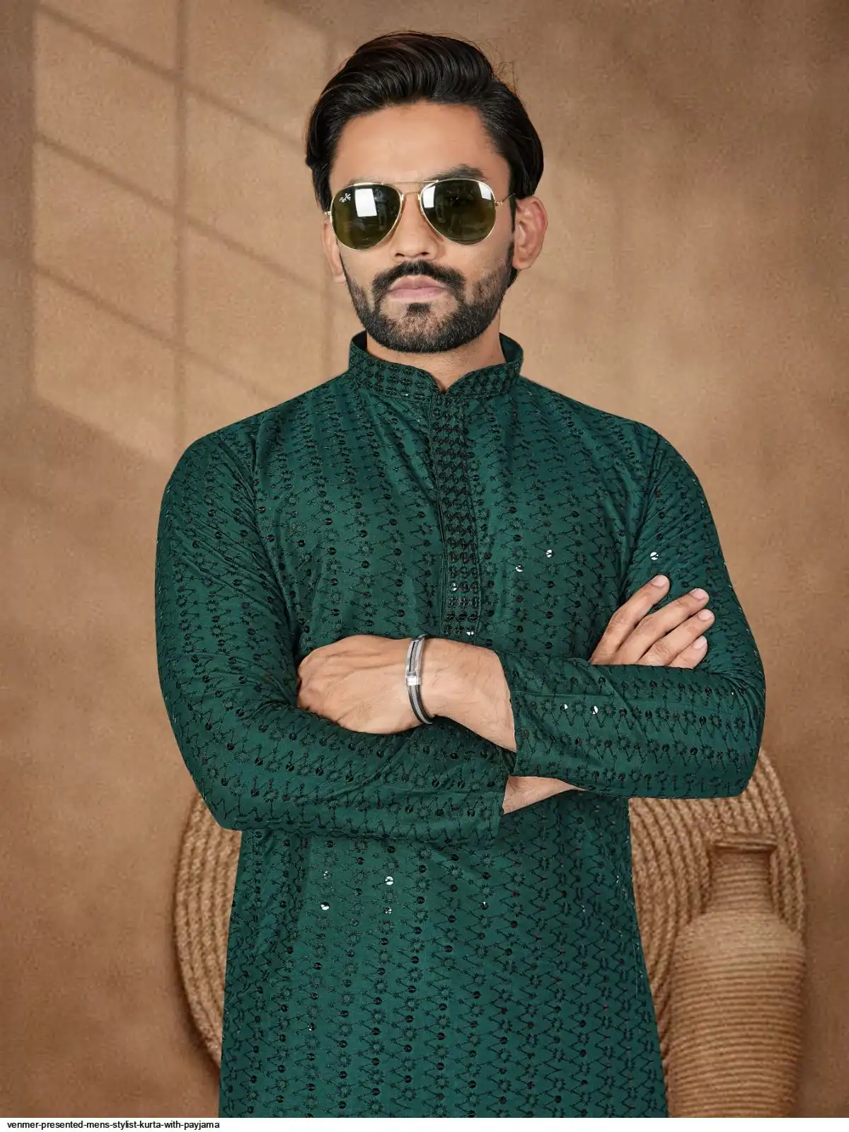 VENMER PRESENTED MENS STYLIST KURTA WITH PAYJAMA C