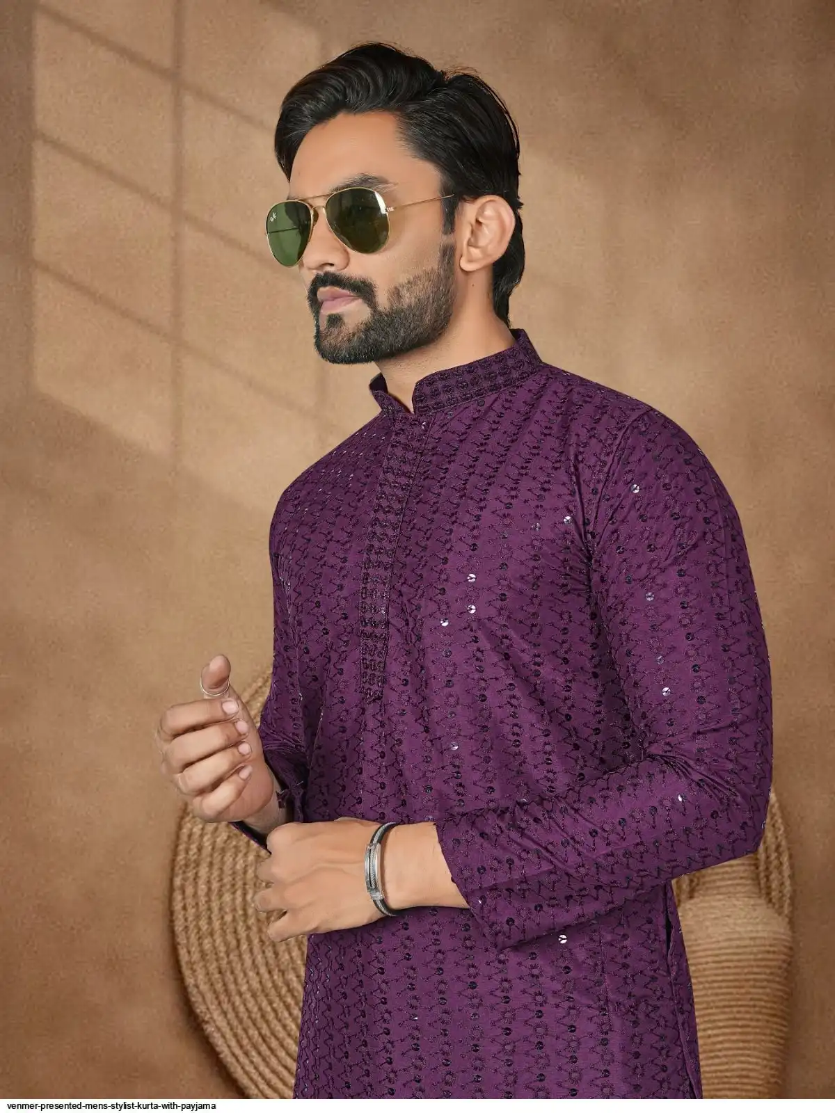 VENMER PRESENTED MENS STYLIST KURTA WITH PAYJAMA F