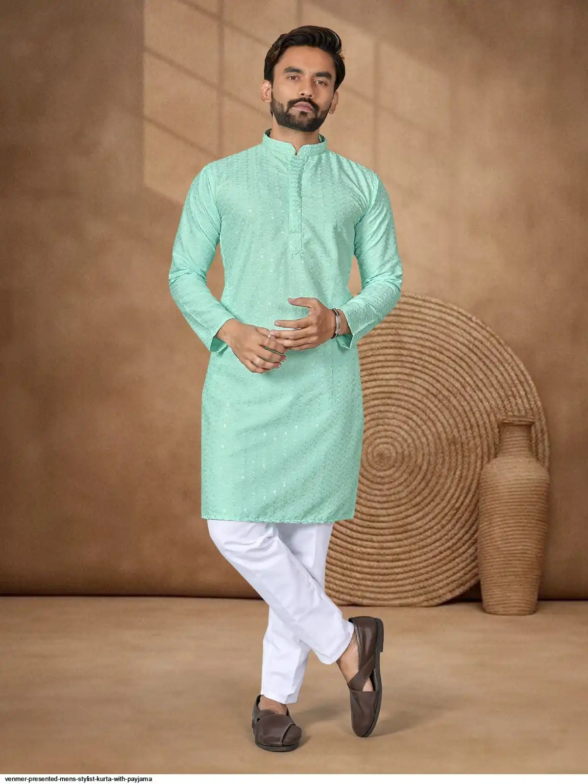VENMER PRESENTED MENS STYLIST KURTA WITH PAYJAMA H