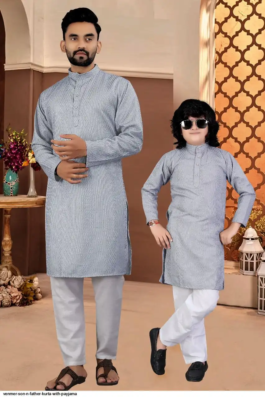 VENMER SON N FATHER KURTA WITH PAYJAMA F
