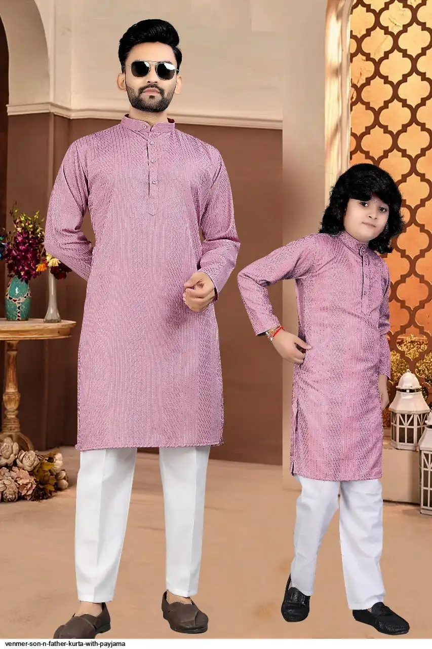 VENMER SON N FATHER KURTA WITH PAYJAMA H