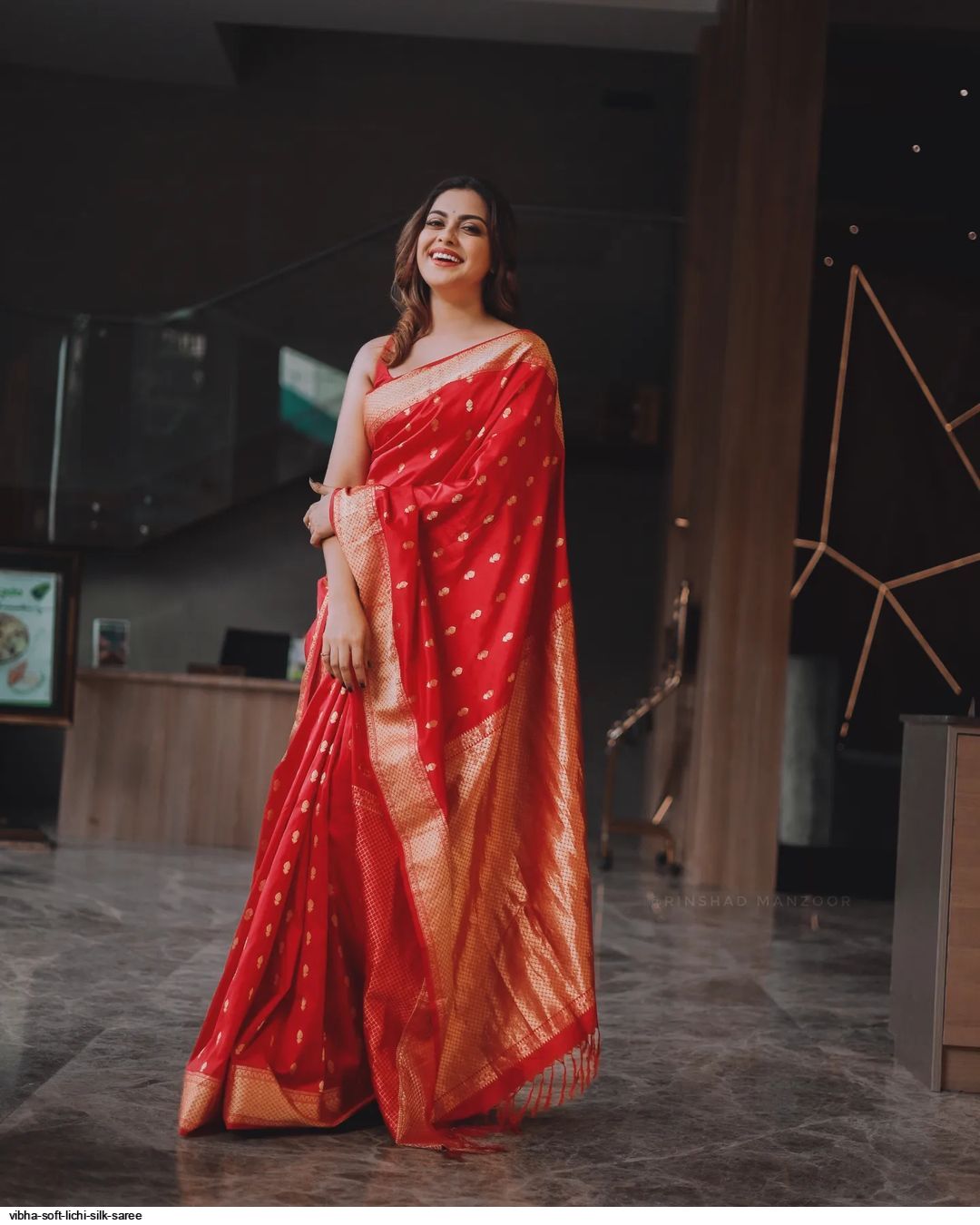 VIBHA SOFT LICHI SILK SAREE