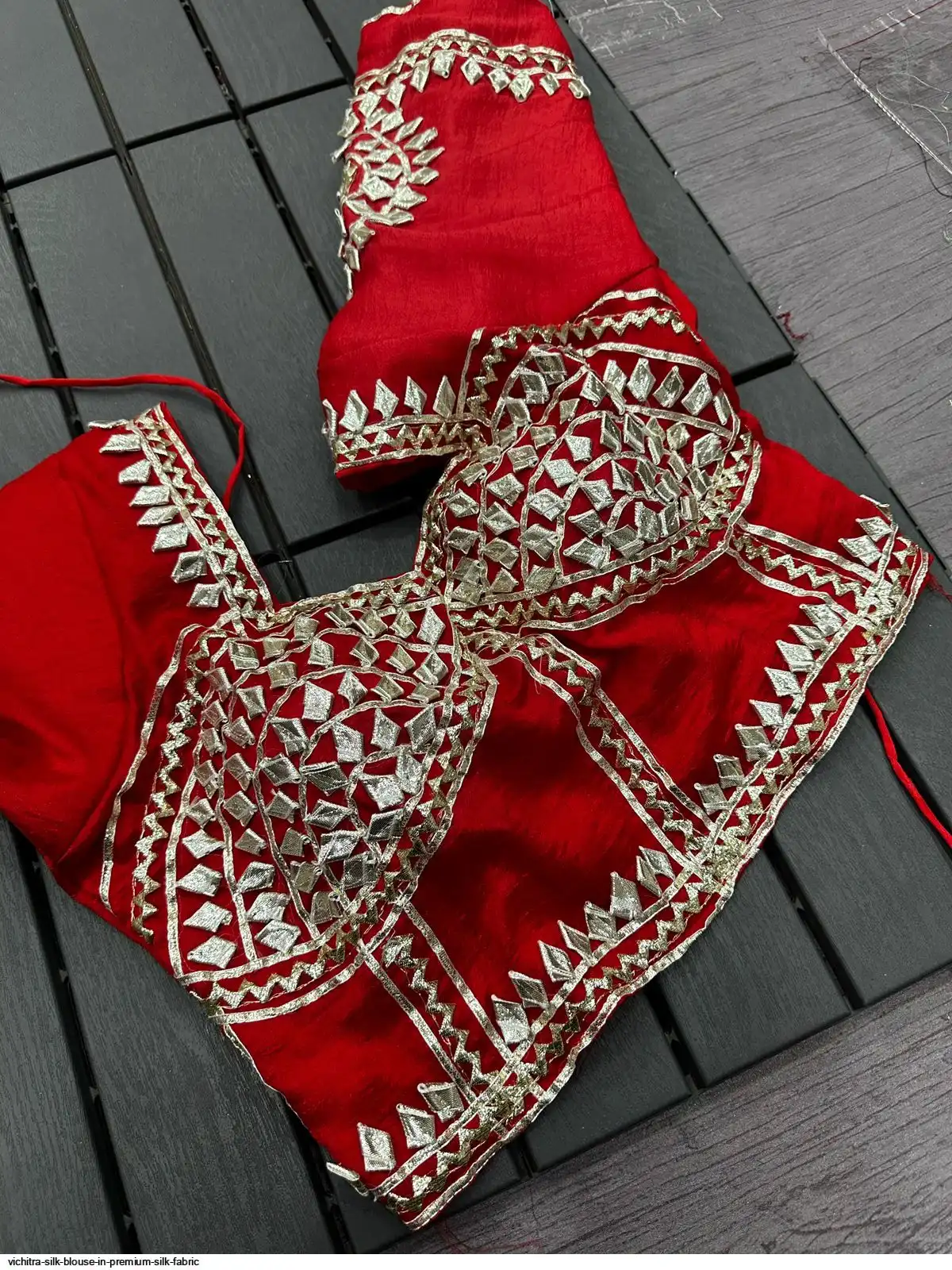 VICHITRA SILK BLOUSE IN PREMIUM SILK FABRIC B