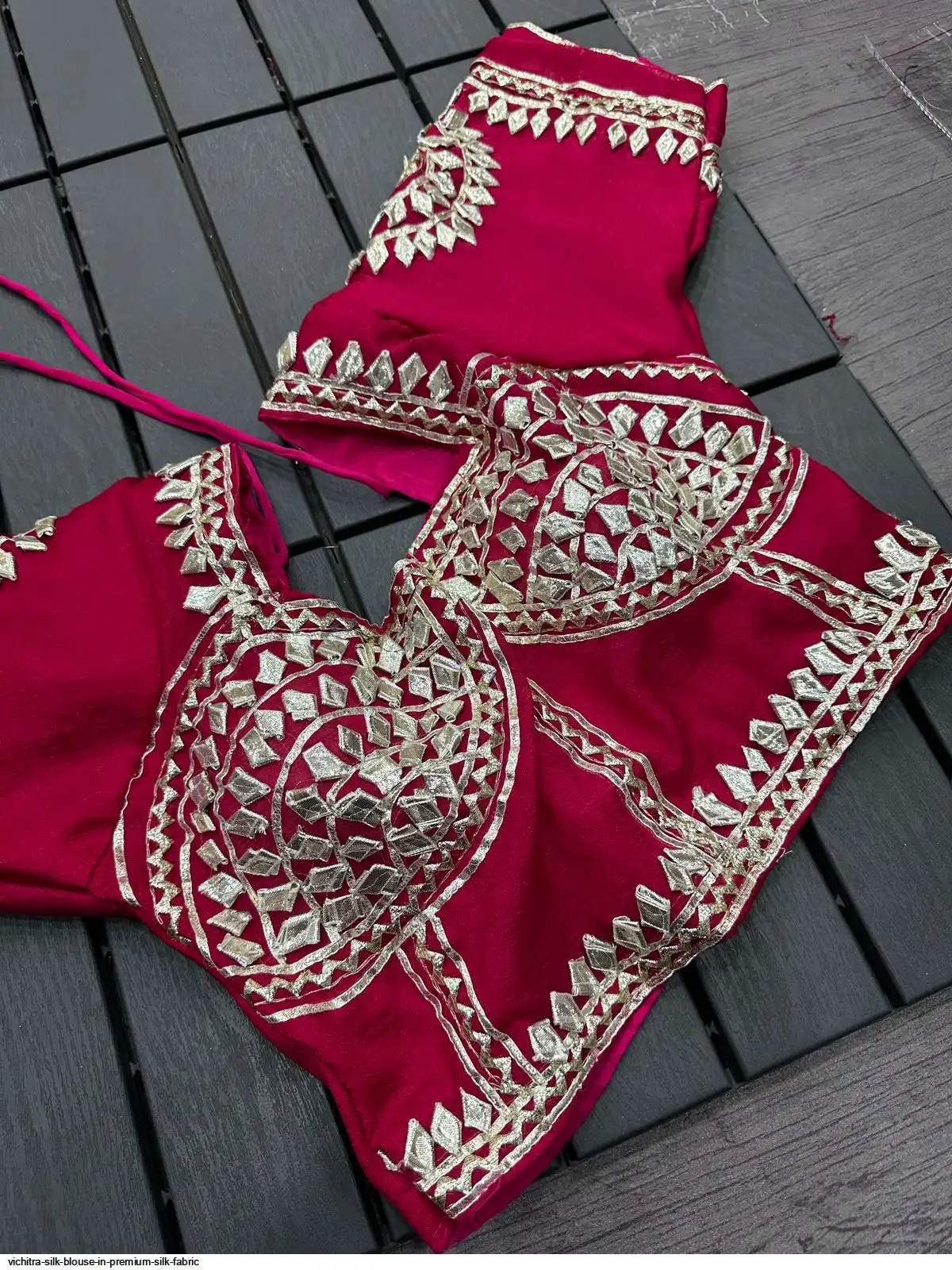 VICHITRA SILK BLOUSE IN PREMIUM SILK FABRIC A
