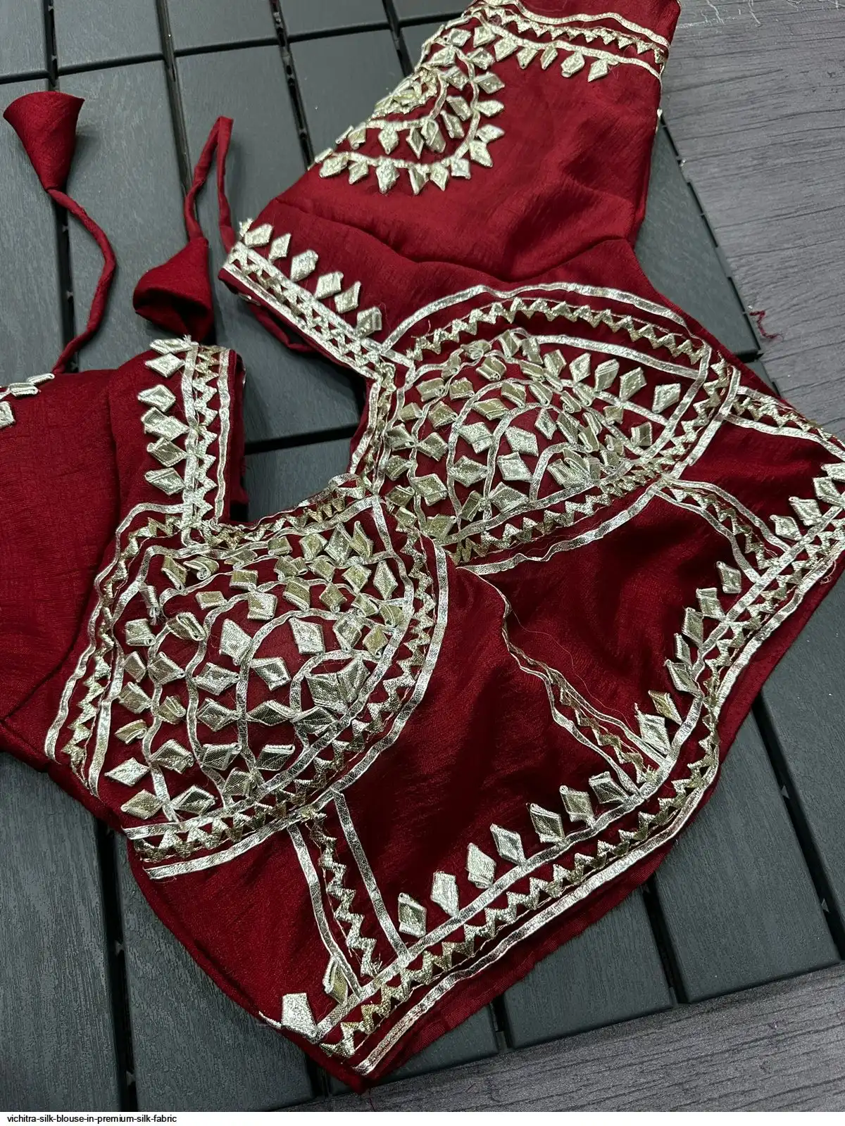 VICHITRA SILK BLOUSE IN PREMIUM SILK FABRIC C