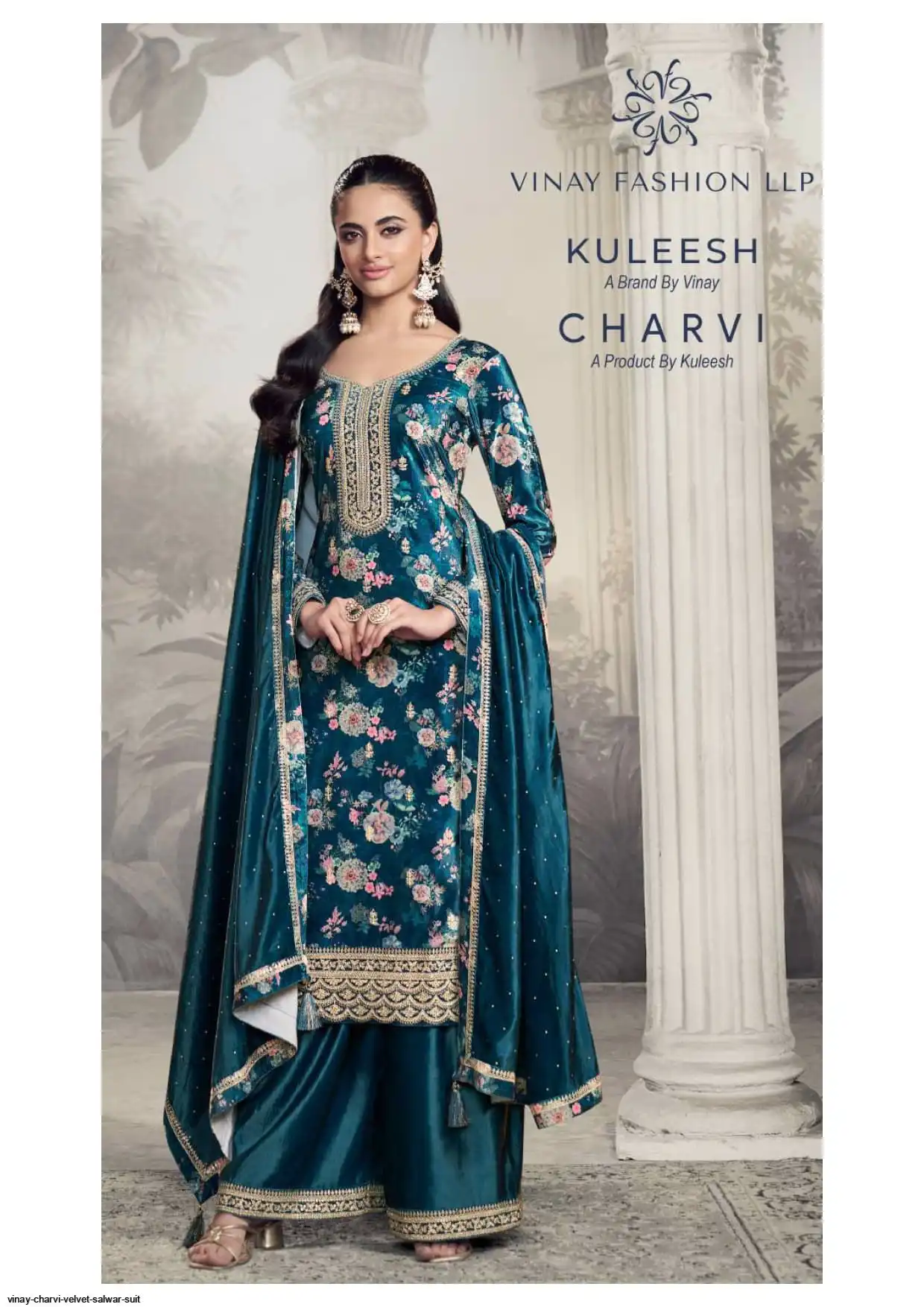 VINAY CHARVI VELVET SALWAR SUIT