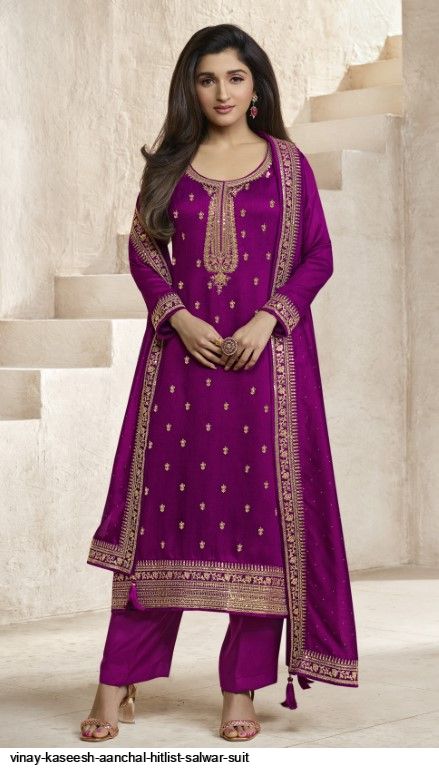 VINAY KASEESH AANCHAL HITLIST SALWAR SUIT 64591