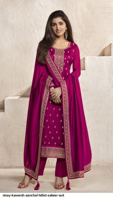 VINAY KASEESH AANCHAL HITLIST SALWAR SUIT 64595