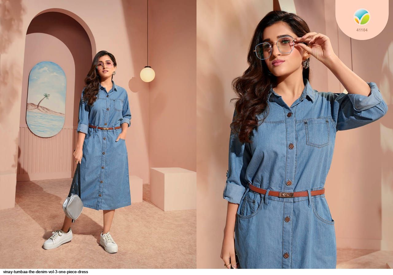 Buy CHIC AS HELL BLUE DENIM DRESS for Women Online in India