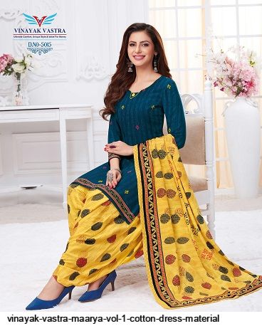 Vinayak Vastra Maarya vol 1 Cotton dress material