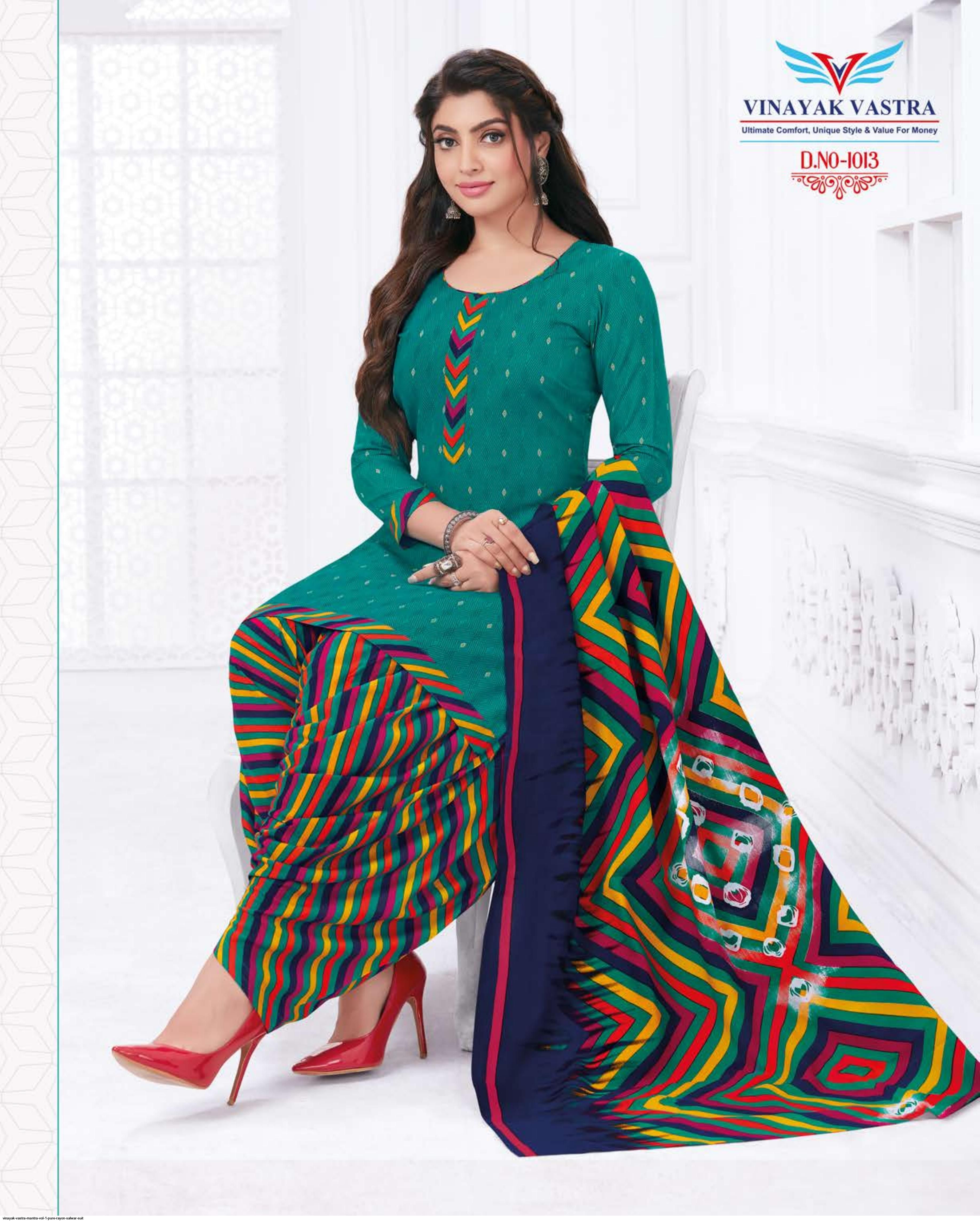 Cotton hot sale mantra salwars