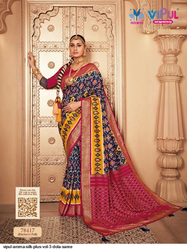 Vipul presents Kashvi georgette printed sarees catalog wholesaler