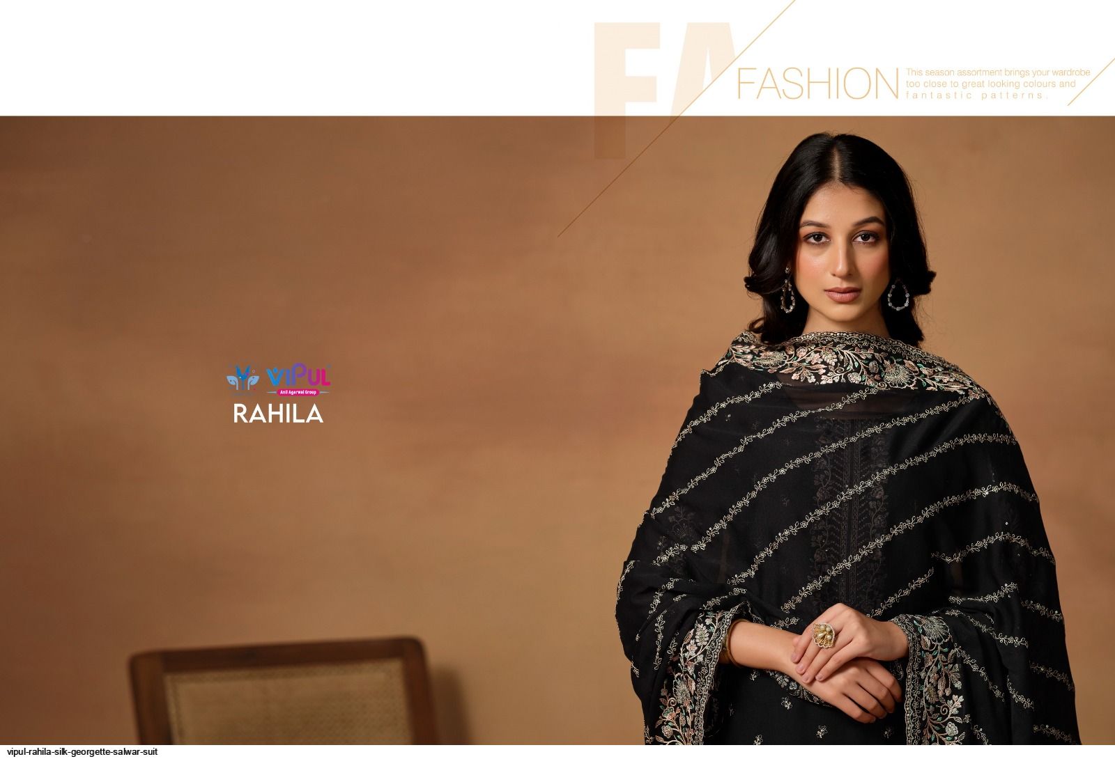 Rahila Vipul Rahila SILK GEORGETTE salwar suit