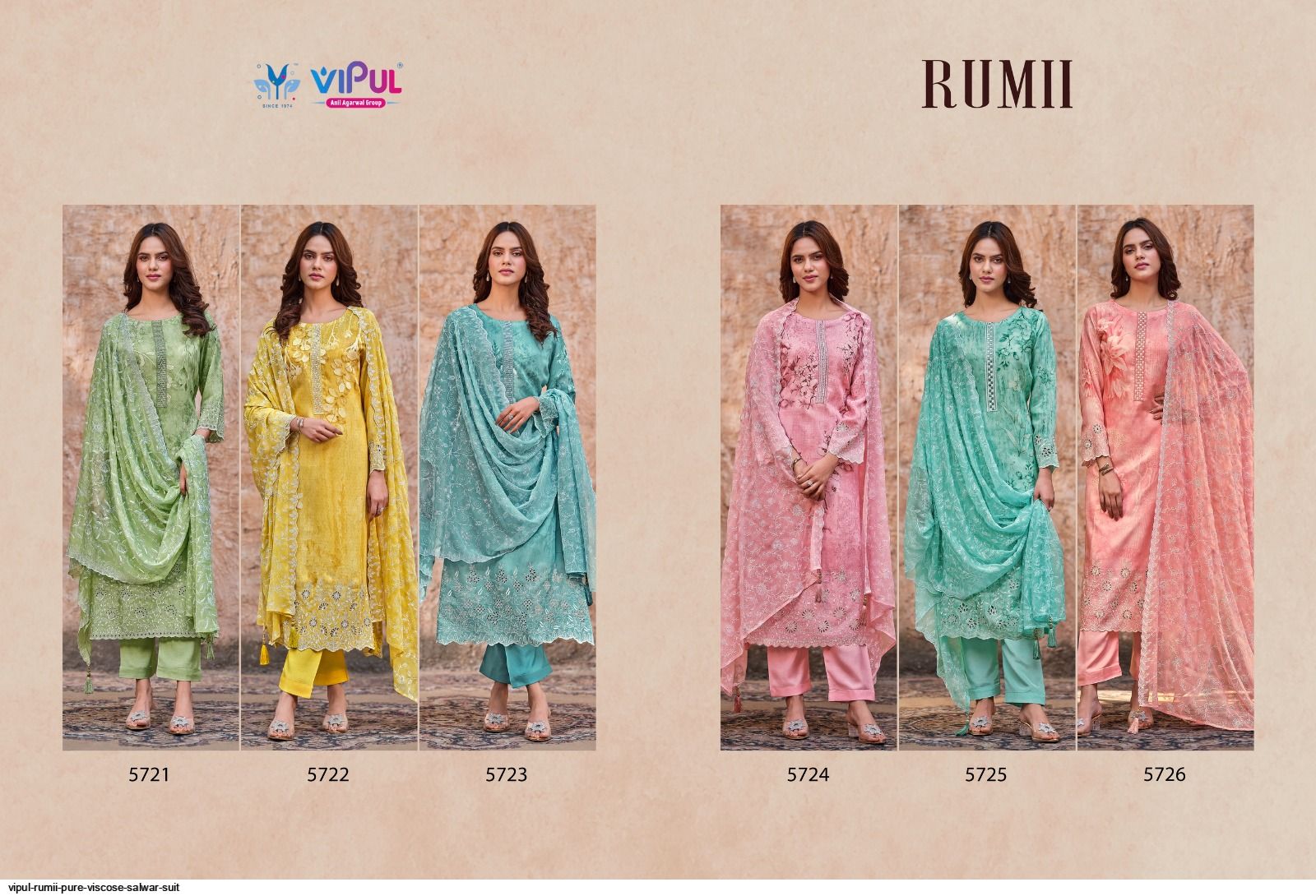 Rumii VIPUL RUMII PURE VISCOSE SALWAR SUIT