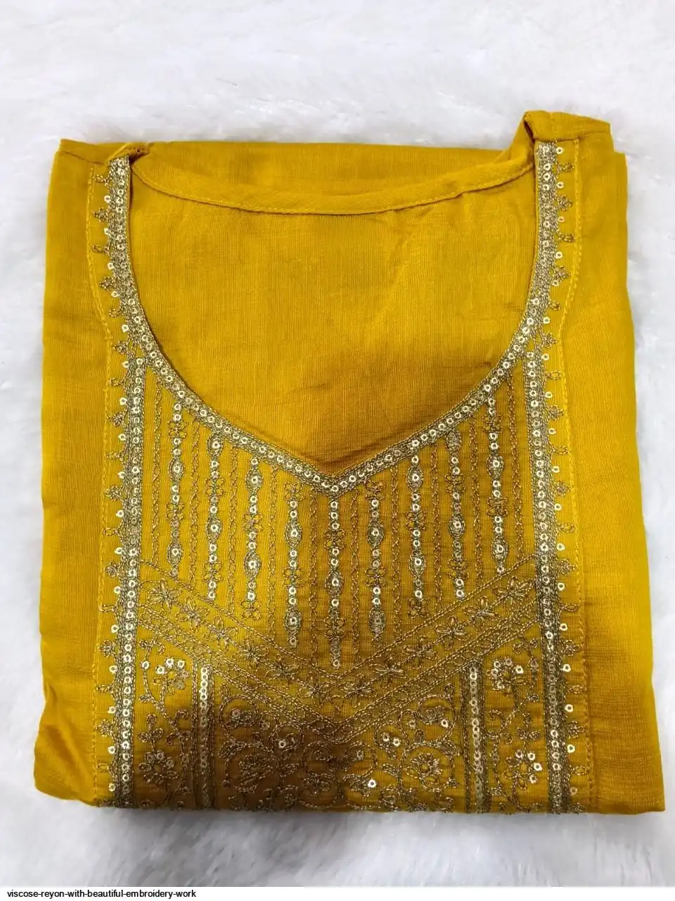 VISCOSE REYON WITH BEAUTIFUL EMBROIDERY WORK 6