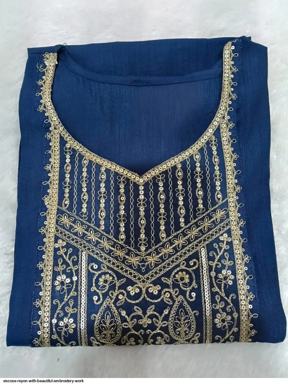 VISCOSE REYON WITH BEAUTIFUL EMBROIDERY WORK 11