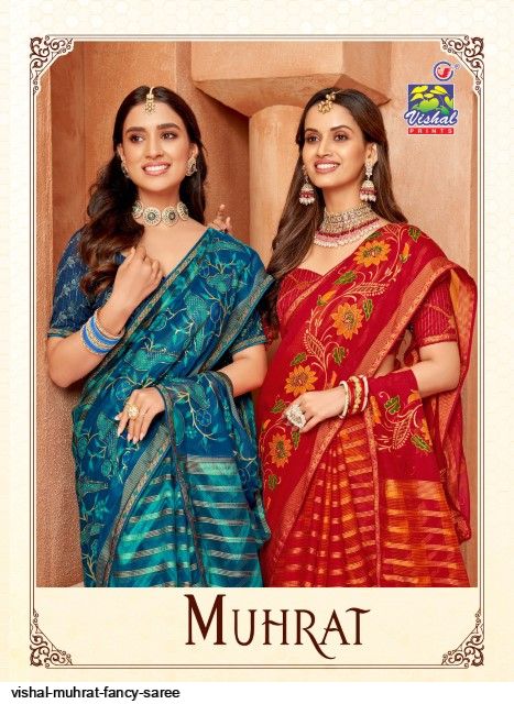 Buy Red Sarees for Women by Vishal Prints Online | Ajio.com