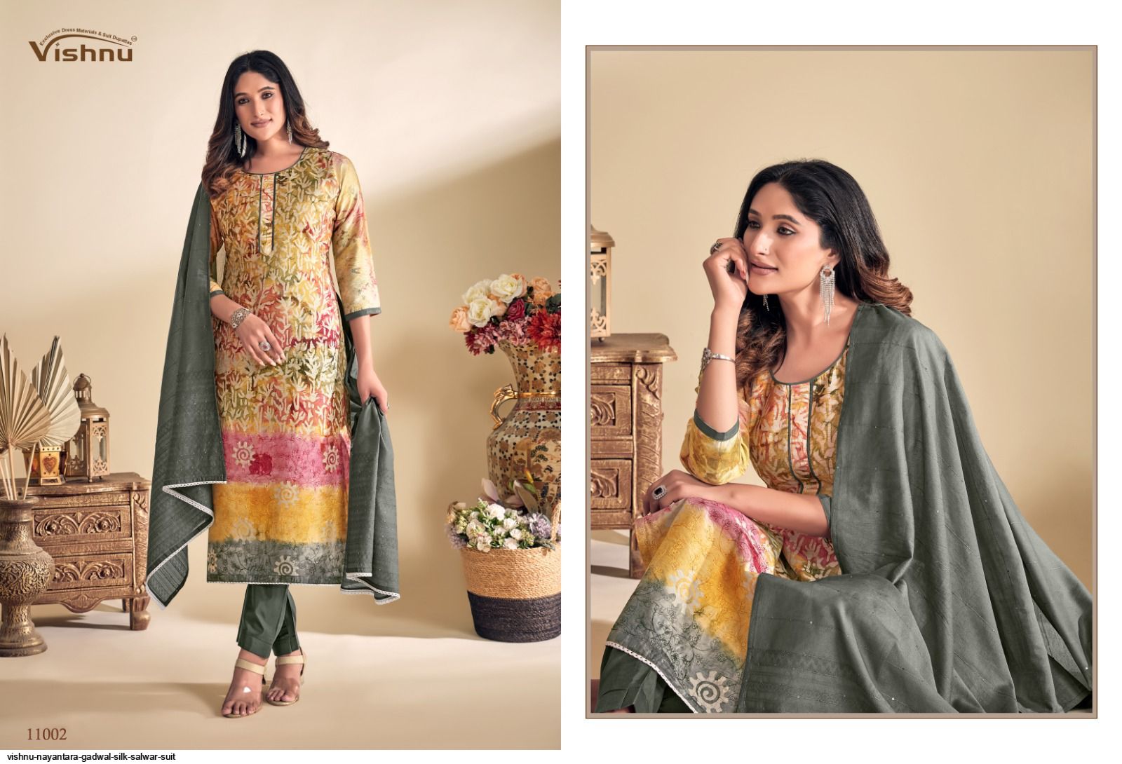 gadwal silk dress materials Pure Handloom GADWAL COTTONSILK Dress Materials