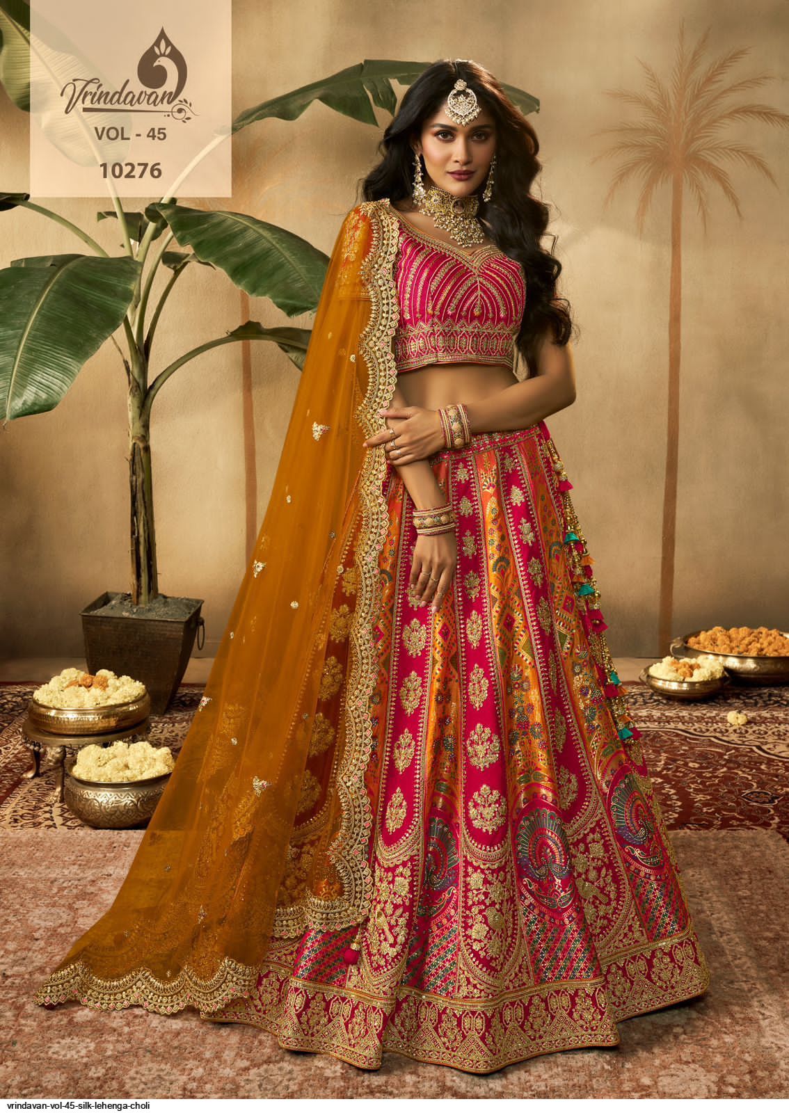 vrindavan vol 45 silk lehenga choli 113