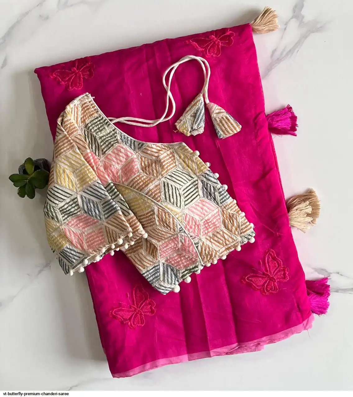 VT BUTTERFLY PREMIUM CHANDERI SAREE J
