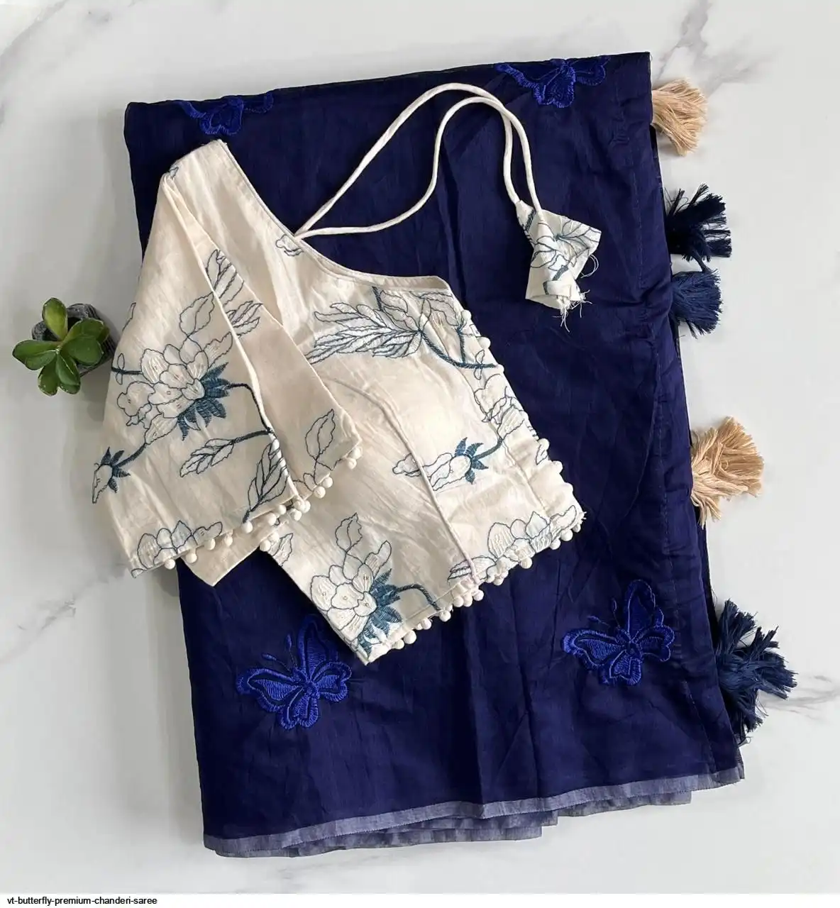VT BUTTERFLY PREMIUM CHANDERI SAREE I