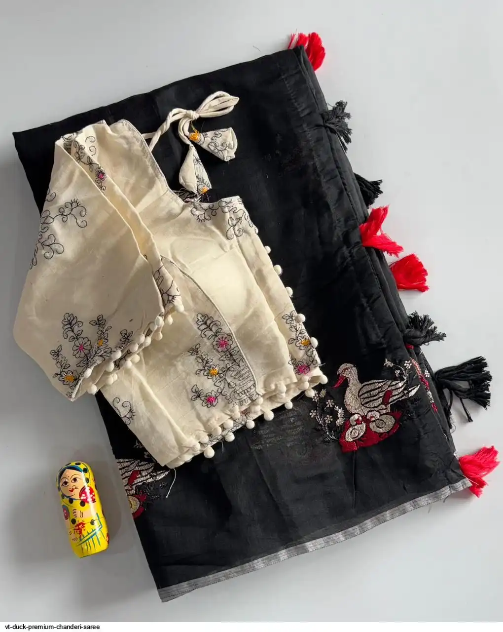 VT DUCK PREMIUM CHANDERI SAREE D