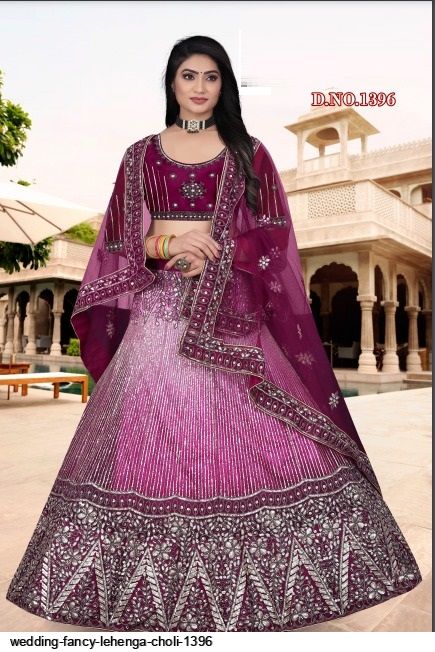 Georgette Wedding Wear Ladies Fancy Lehenga at best price in Surat | ID:  6890510788