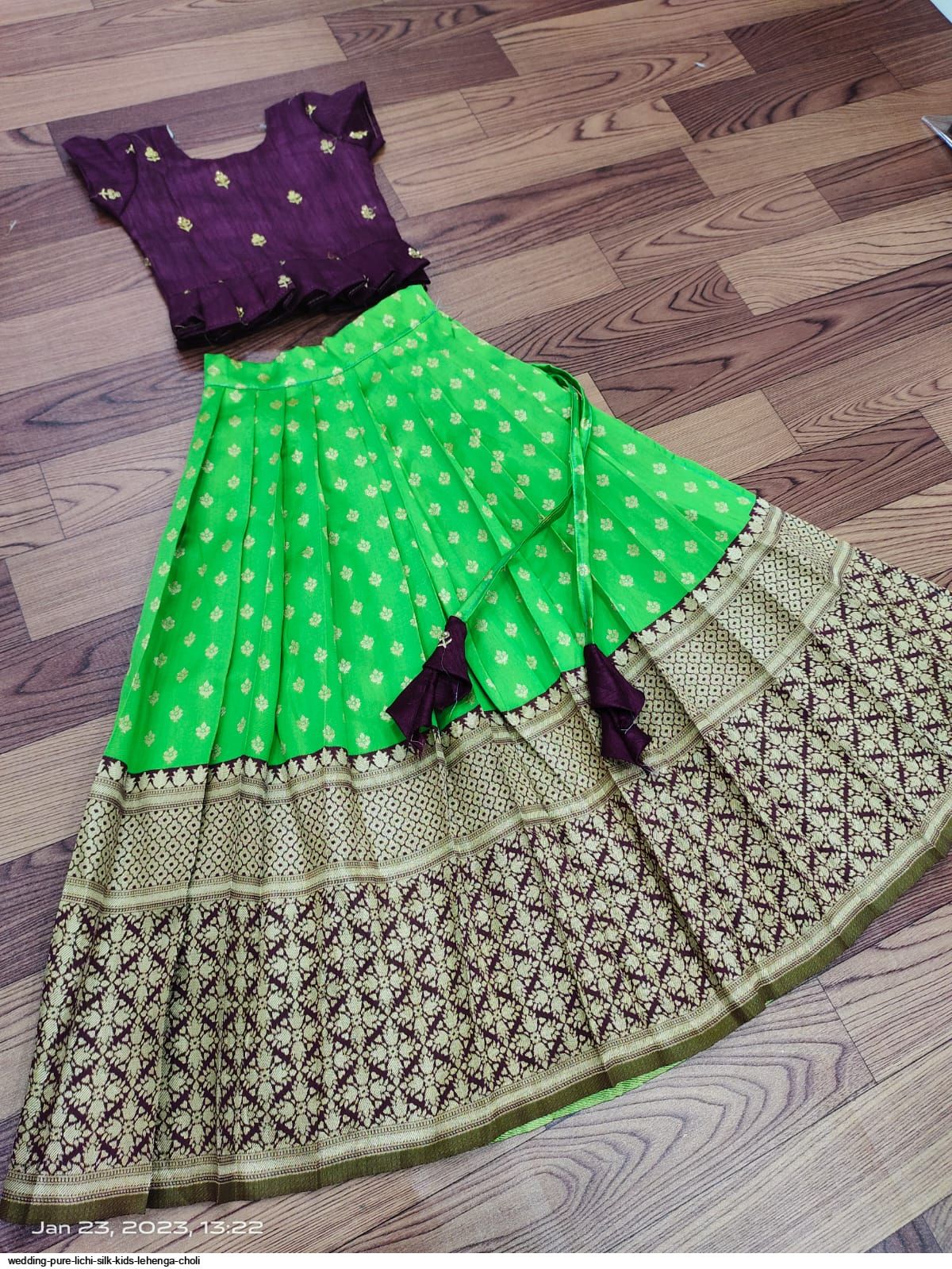 Buy Pink Rich Jacquard With Silk Wedding Wear Weaving Readymade Kids  Lehenga Choli Online From Wholesale Salwar.