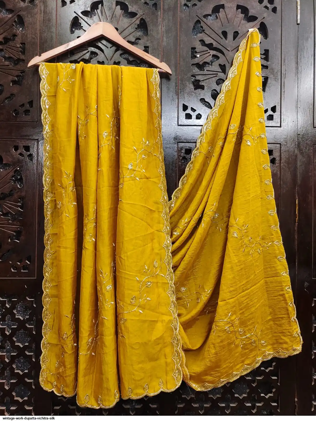 WINTAGE WORK DUPATTA VICHITRA SILK 7