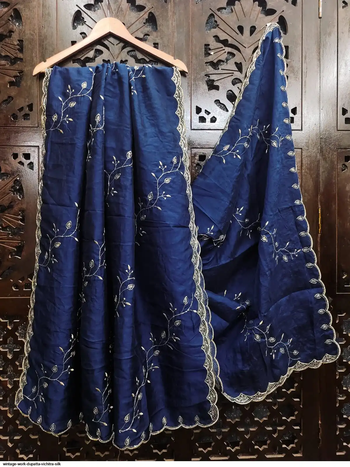 WINTAGE WORK DUPATTA VICHITRA SILK 11