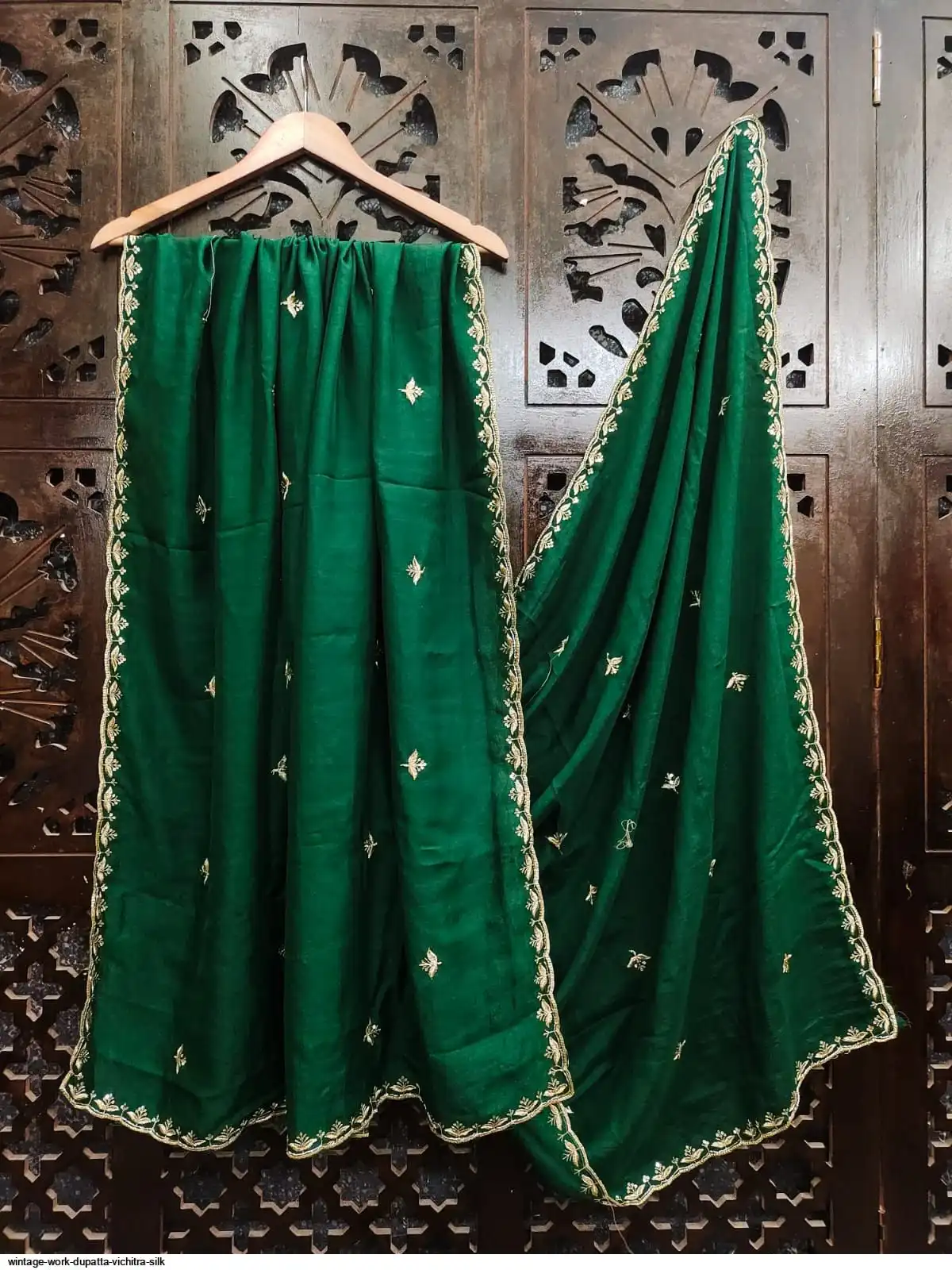WINTAGE WORK DUPATTA VICHITRA SILK 14