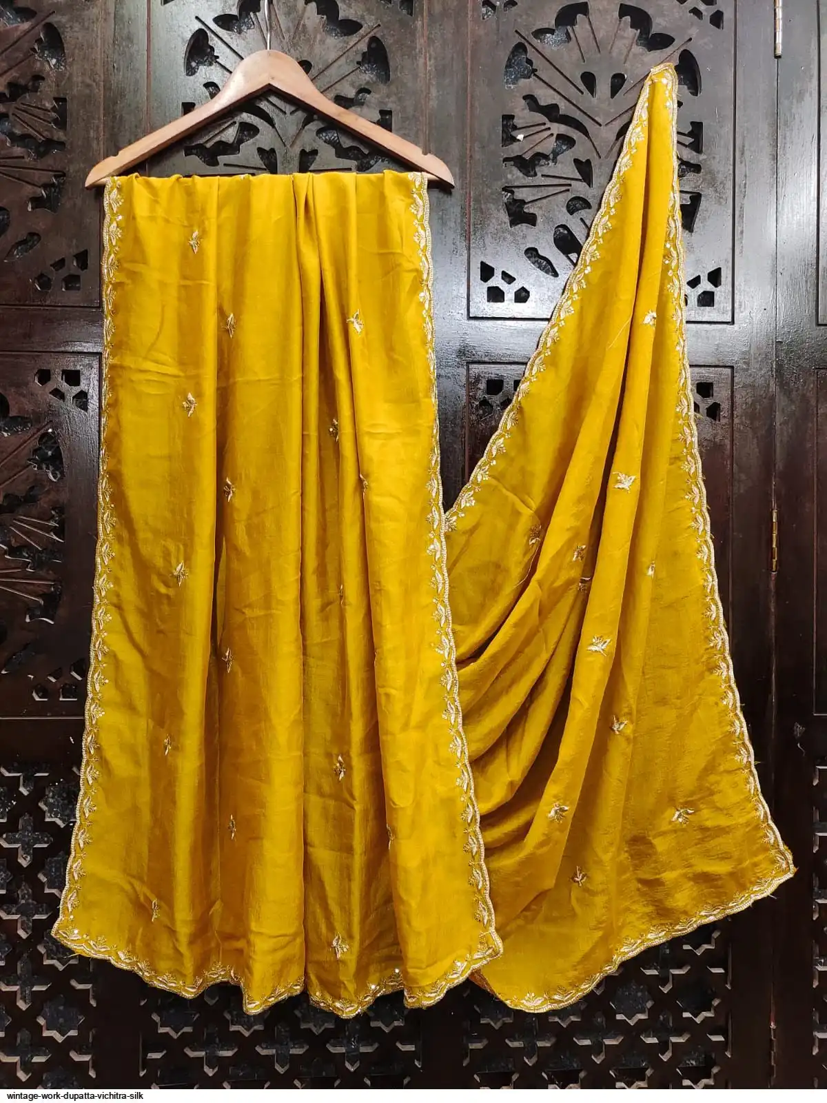 WINTAGE WORK DUPATTA VICHITRA SILK 16