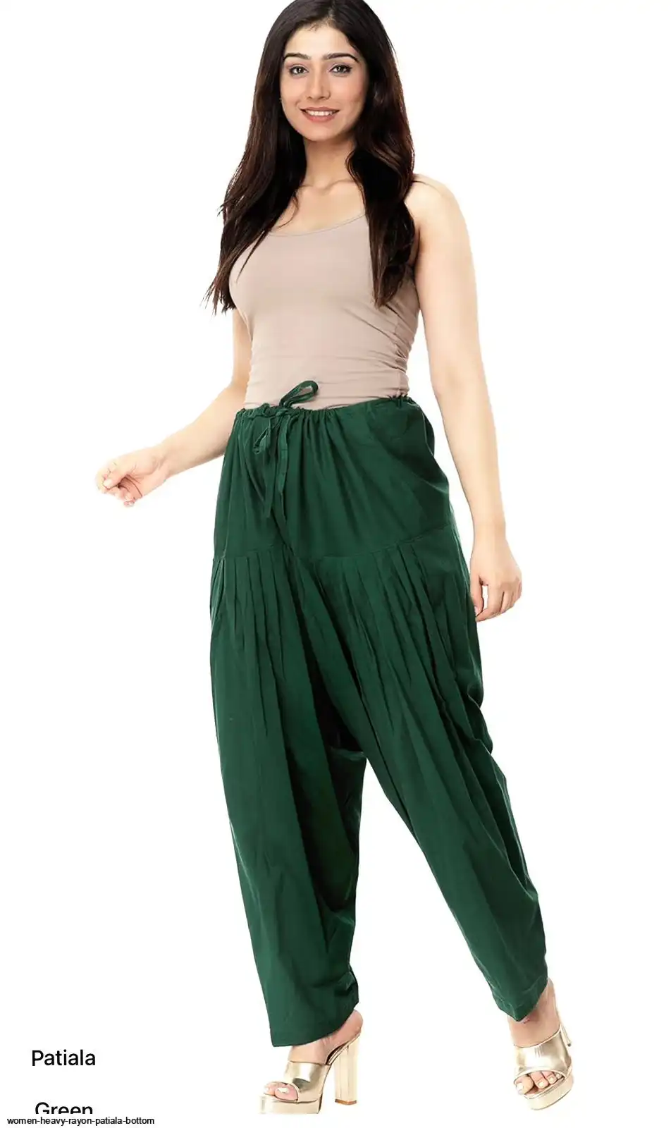 WOMEN HEAVY RAYON PATIALA BOTTOM A