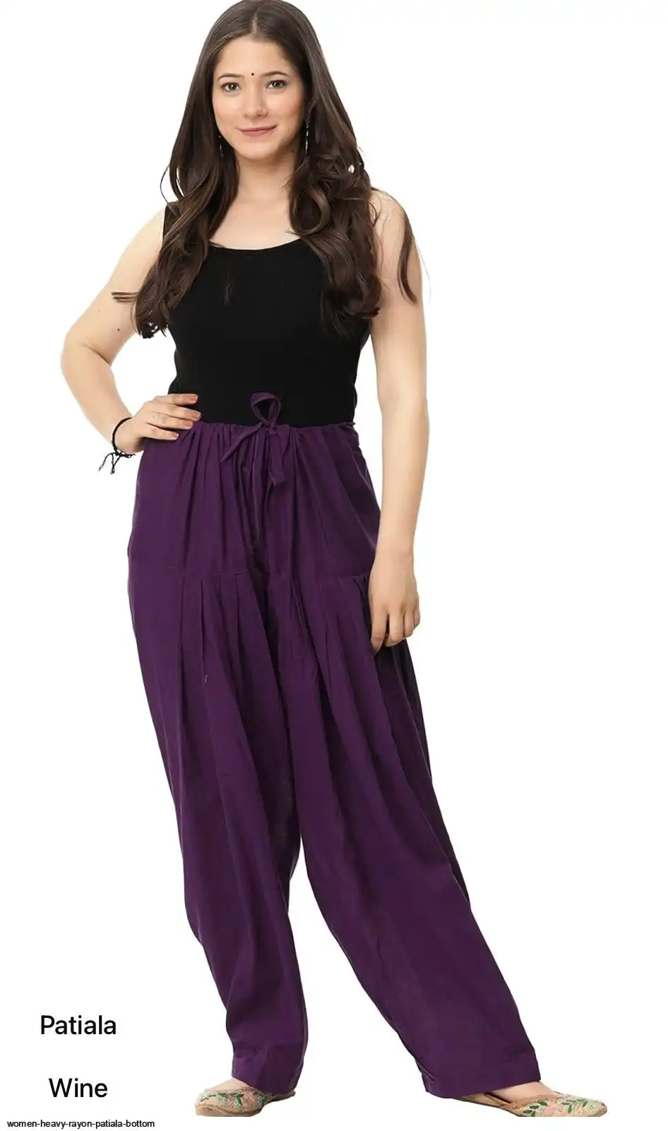 WOMEN HEAVY RAYON PATIALA BOTTOM G