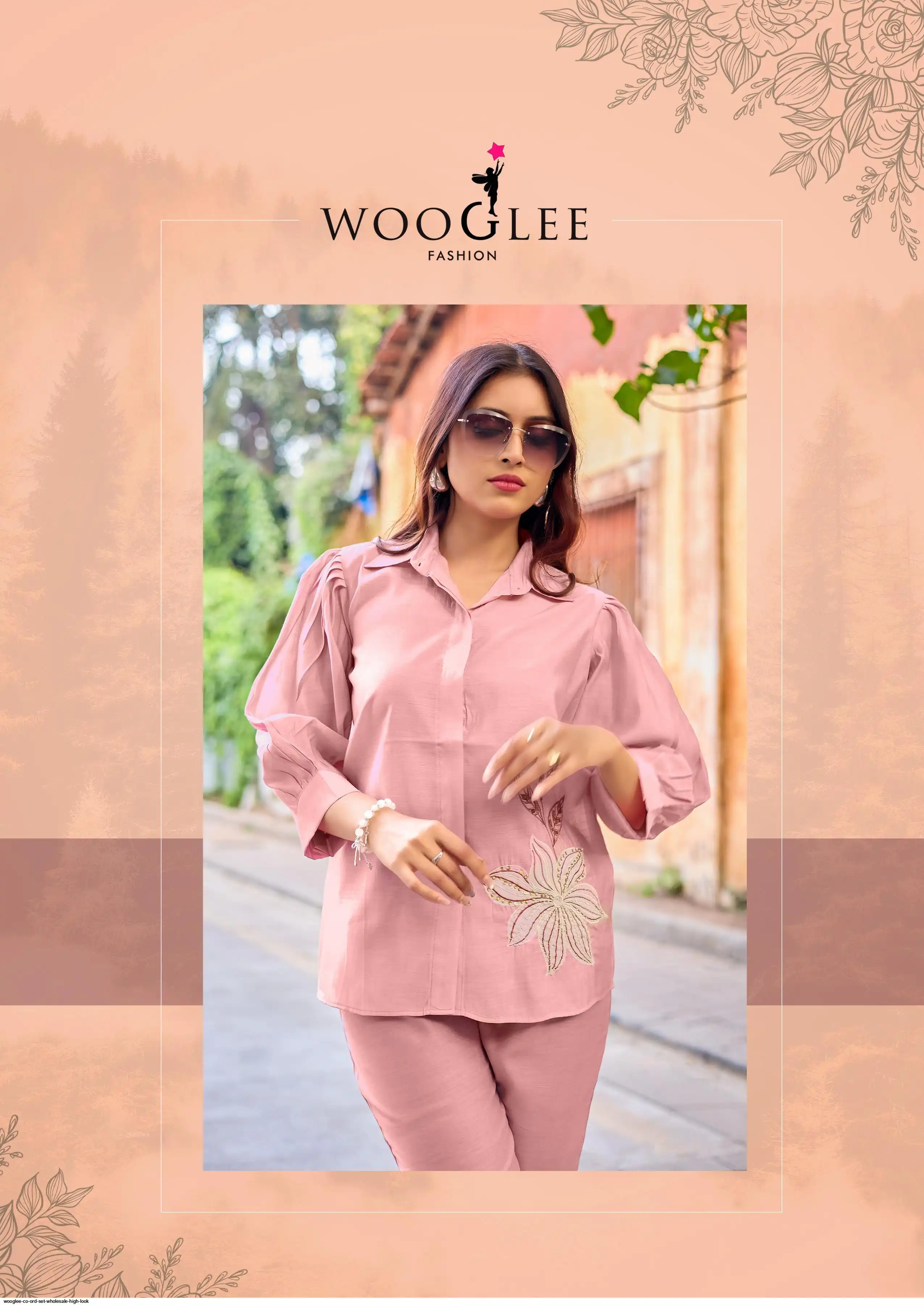 Wooglee Co Ord Set Wholesale High Look Viscose Cord Set